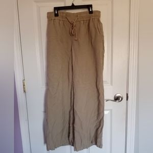 A New Day Tan Linen Pants